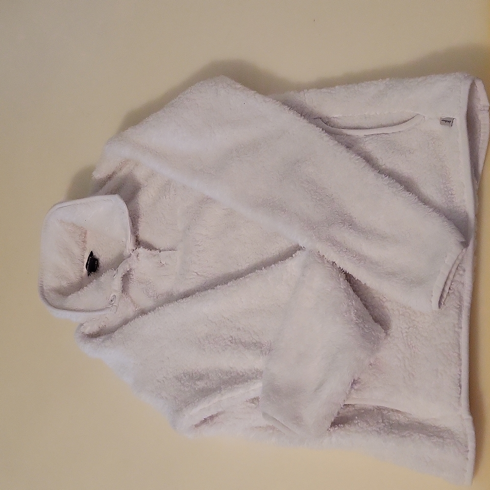 Eddie Bauer 3/4 fleece,  white, size xs.